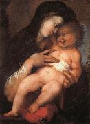 BERRUGUETE, Alonso Madonna and Child oil painting artist